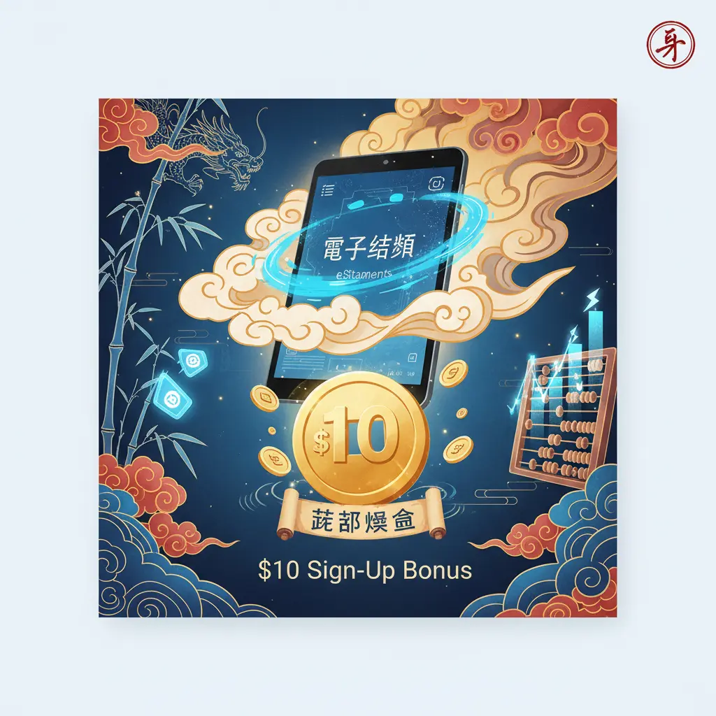 $10 sign up bonus - eStatements